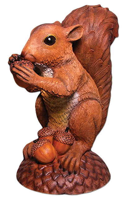 Resin Giant Red Squirrel - Click Image to Close